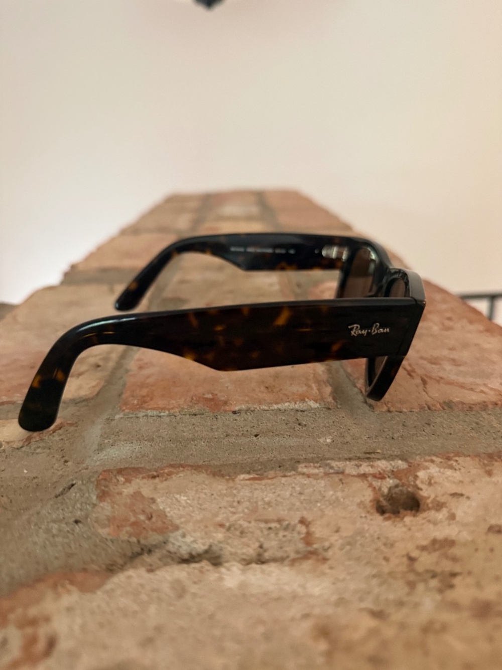 Ray Bans Mega Wayfarer Brown on Brown Sunglasses